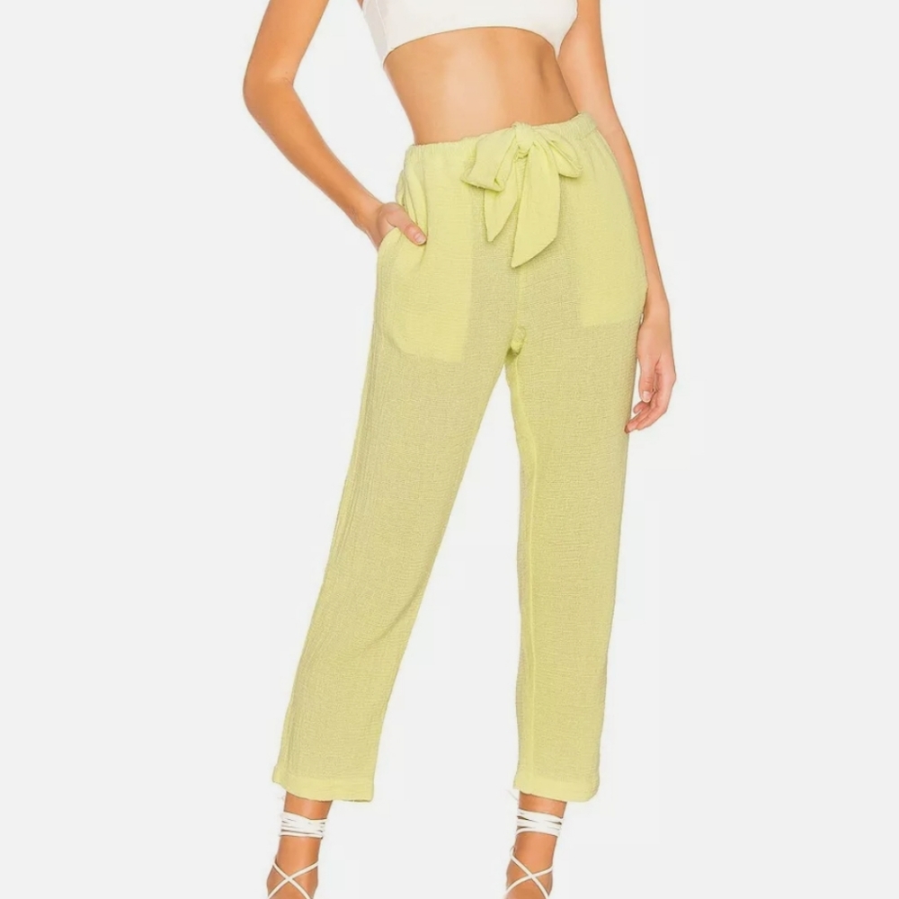 🔥Cali Dreaming Day pant Citrine mesh Small